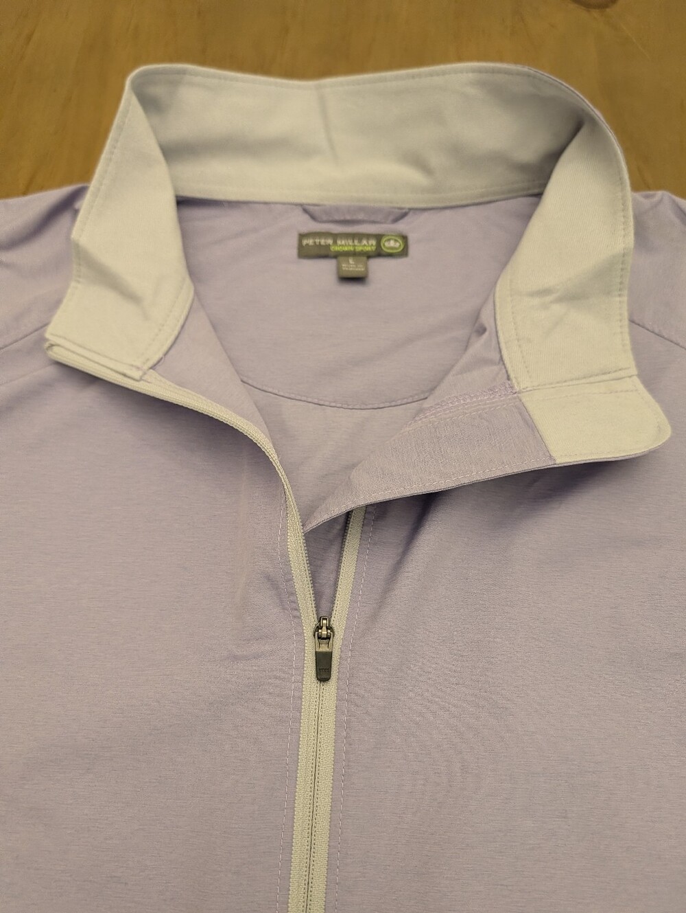 NWT Peter Millar Crown Sport 1/2 Zip Pullover Jacket African Violet Men's Large